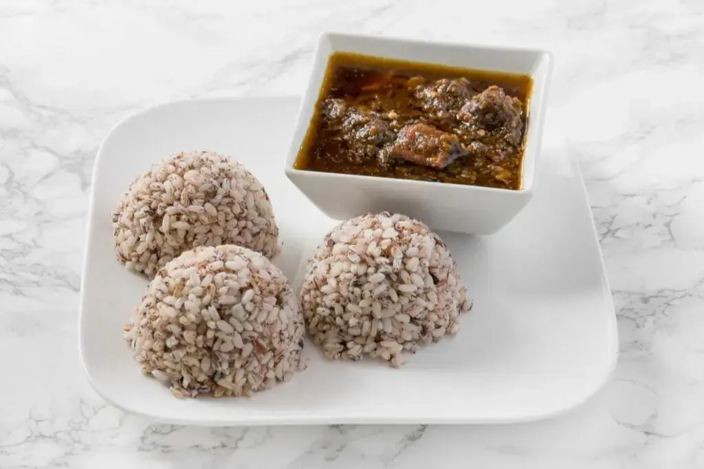 Ofada Rice at Bisi Kitchen in Winnipeg